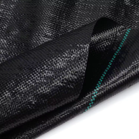 PP tissé barrière contre les mauvaises herbes PE couvre-sol maille tapis de mauvaises herbes rouleau anti-herbe désherbage tissu bloqueur paillis film