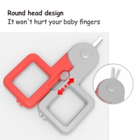 Probebi soins des ongles bébé soins de santé Kits bébé soins des ongles ensemble infantile doigt tondeuse ciseaux coupe-ongles dessin animé