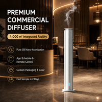 Diffuseur d'arômes commercial OEM, huile pure, atomisation nano, appareil de parfumage intelligent avec application pour restaurants et clubs haut de gamme