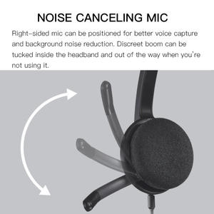 <span class=keywords><strong>Casque</strong></span> d'ordinateur USB d'origine <span class=keywords><strong>Logitech</strong></span> H340 longueur 1.8m avec <span class=keywords><strong>prise</strong></span> USB conçue pour ordinateur - Product Image 4