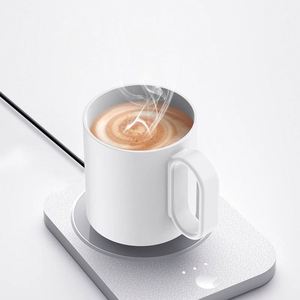 IStapromo Gifts Temperature Control Self Heating Electric Mug Coffee Heater Cup 55 Degree Ceramic Smart Mug Warmer - Product Image 2