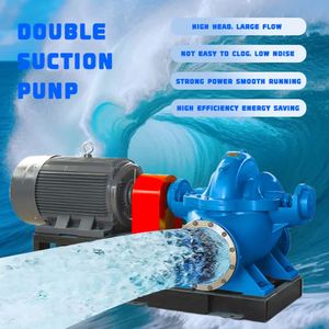 Centrifuagl <b>Suction</b> Water <b>Pump</b> Bomba De Agua De 3 Pulgadas Axial Split Case Double <b>Suction</b> <b>Pump</b> - Product Image 3