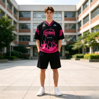 Jersey Sublimado con Malla Bird Eye Personalizable ODM 2026, Logotipo y Número del Equipo Personalizados, Tela de Alta Calidad que Absorbe la Humedad