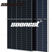 Panneaux solaires photovoltaïques bifaciaux monocristallins 550W 580W 620W, modules PV monocristallins HJT 400W 500W 600W, panneaux solaires