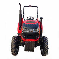 Traktor Pertanian 4WD yang Mudah Dioperasikan, Ringkas, Dilengkapi Bucket Pemuat Depan untuk Kebun, Perkebunan, dan Pengolahan Tanah di Pegunungan