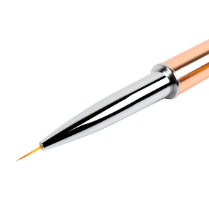 Pincel delineador de uñas <span class=keywords><strong>BQAN</strong></span> con mango metálico color oro rosa, pincel para pintar y dibujar con gel, pincel para decoración de uñas de doble uso. - Product Image 5