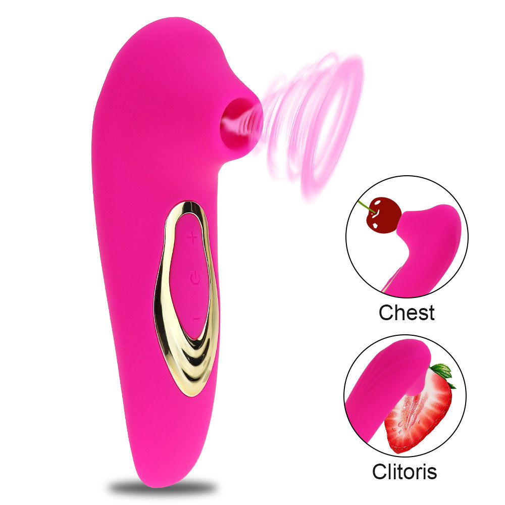 Vibrateur Stimulateur Clitoridien Et Téton - Rose Silicone - USB - Neuf - Sans Marque