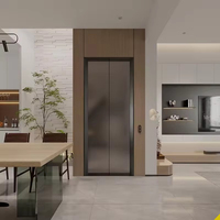 Ascenseur électrique pour maison individuelle, capacité de charge 250kg-1000kg, certifié CE, avec alarme d'urgence et téléphone