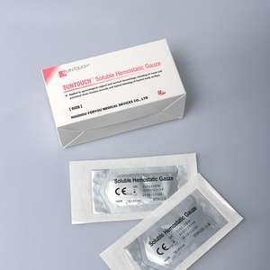 ผ้าพันแผลทางการแพทย์แบบใช้แล้วทิ้ง สำหรับการดูแลบาดแผล ช่วยหยุดเลือดได้อย่างมีประสิทธิภาพ ผ้าก๊อซห้ามเลือดที่ละลายน้ำได้ สำหรับการห้ามเลือดทันที - Product Image 3