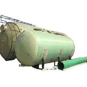 FRP GRP fiberglass Horizontal Storage Tank Water Oil Storage Container with various specification