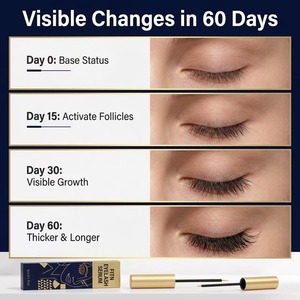 Toptan özelleştirilmiş özel etiket bitkisel güvenli doğal ot sıvı kirpik büyüme Serum nemlendirici uzatma tedavisi - Product Image 3