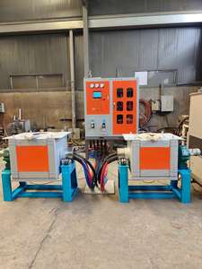 शुनचेंग उच्च उत्पादकता 380v 50kw छोटे स्टेनलेस स्टील तांबे के लौह पिघलने वाली इलेक्ट्रिक भट्ठी हाथ-क्रैंक्ड इंडक्शन कॉइल - Product Image 4