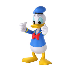 Tùy chỉnh OEM thiết kế nhà máy 3D in ấn nhựa PVC materia Donald vịt hành động hình đồ chơi - Product Image 3