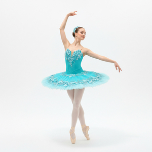 Girls Turquoise Professional Ballet Tutu Sleeping Beauty Blue Bird Ballerina Costume Classical Design for <b>Nutcracker</b> - Product Image 1