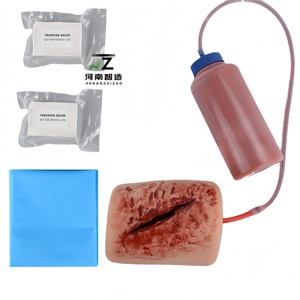 Kit de Entrenamiento para Laceraciones en el Muslo con Sistema de Circulación Sanguínea, Modelo de Práctica de Hemostasia con Gasa para Traumatismos, para Educación de Enfermería - Product Image 4