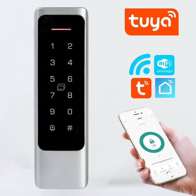 SMQT MQ-109TY Waterproof Metal Housing Touchscreen Access Control Keypad with Smart App Control