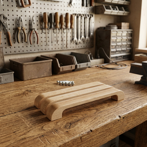 Cabinet Hardware Furniture Hardware Supplier/Drawer Soft Wooden Handle/wood Handle <b>Door</b> Handles Wood <b>Door</b> Handle with hardware - Product Image 3