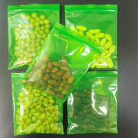 Taille du centre commercial PESac d'étanchéité translucide Poche d'étanchéité translucide Sac zip-lock Sac d'emballage en plastique pour cils