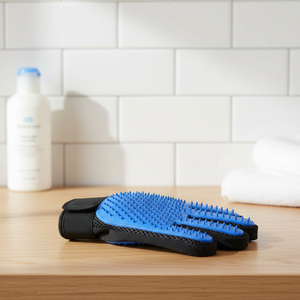 Gant de toilettage pour animaux en silicone amélioré à 259 picots, brosse douce pour chien et chat, éliminateur de poils pour massage et bain - Product Image 4