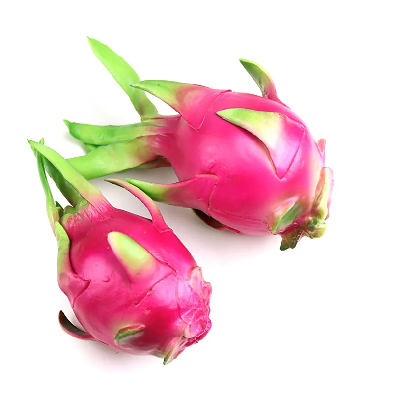 Pitaya artificial realista de frutas falsas, para adereços de exibição