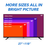 Televisor Inteligente LCD Mini-LED de Alta Definición BRIGHT PICTURE, 43/50/55 Pulgadas, Google, Pantalla Curva Súper Ancha, 4K HDR10+, Brillo de 5000cd