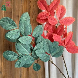 Feuilles d'automne artificielles Hua Ding, fleurs en soie extra-larges, plante décorative pour mariage et maison - Product Image 2