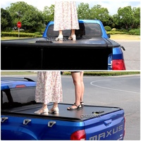 Lit de camion rétractable dur Navara Sport couvercle Tonneau couverture pour Nissan Navara NP300 D40 D22 grande muraille Steed 5 Toyota Tacoma