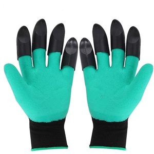 Gants de jardinage ambidextres Paw pour la plantation de fleurs et de légumes, en latex antidérapant et résistant aux coupures - Product Image 1
