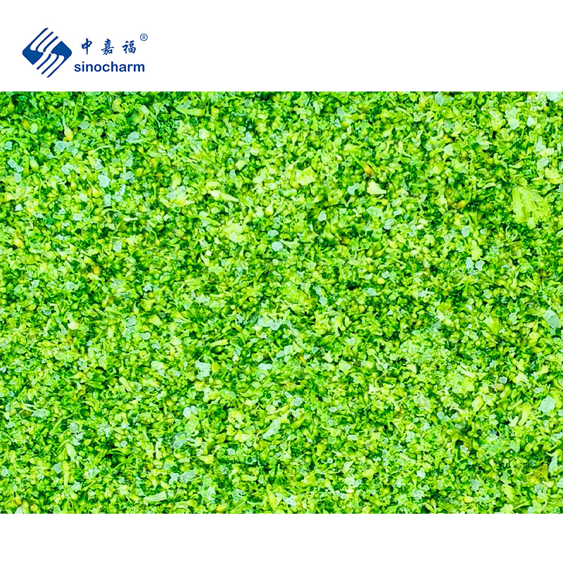 Sinocharm Premium Quality HACCP OEM Brands Wholesale Price Frozen Diced Broccoli Rice Bulk IQF Broccoli Crumble for Sale