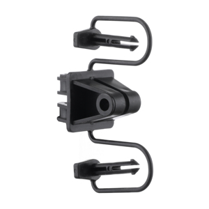Aislador de doble cara Pinlock para cercas eléctricas, soporte para cuerda de polietileno de 5 mm y 4 mm, aisladores de plástico resistentes a los rayos UV para postes de madera - Product Image 1