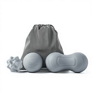 Set 4 Buah Bola Pijat Silikon Profesional (63mm) untuk Pelepasan <span class=keywords><strong>Myofascial</strong></span>, Titik Pemicu & Pereda Plantar Fasciitis - Product Image 1
