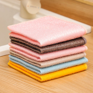 Blitz Double Sided Steel Wire Dishcloth Square Oil Repellent Non Scratching Kitchen Cleaning Cloth For Pots And Pans - Product Image 1