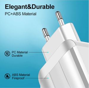 Free Samples QC3.0 <b>USB</b>-<b>C</b> Charger With 3A <b>USB</b> Fast Charge for IPhone13 Pro Max Original Charger Android <b>USB</b> Plug - Product Image 5