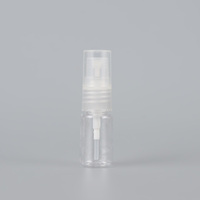 Livraison rapide, flacon pulvérisateur en plastique transparent de 10 ml, petite capacité, vide, pour liquide