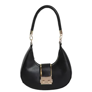 Stylish Tote Bag Female Fashion Personality Crescent Handbag Casual Shoulderbag Trend Underarm Bag Wholesale