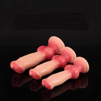 Dildo inspiré des animaux, fabricant OEM personnalisé, masseur de plaisir pour adultes avec ventouse, stimulateur du point G