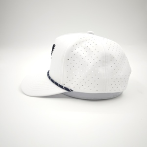 Tactical Performance 5 Panel Golf <b>Cap</b> Custom Embroidery Logo Low MOQ OEM Laser Perforated <b>Quick</b> <b>Dry</b> Waterproof Athletic Headwear - Product Image 5