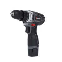 Perceuse à main sans fil 12V de qualité industrielle OEM, vitesse variable, couple élevé, 10 mm, alimentée par batterie au lithium, moteur à balais, réversible