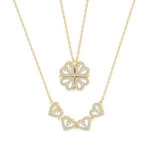 <b>Gold</b> <b>Plated</b> <b>Chain</b> Necklace Cross Border Multi FBA Friendly for Wholesalers Anti-drop Stone Design Substantial Feel - Product Image 5