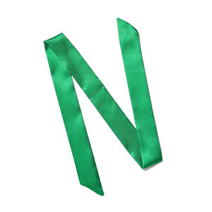 กระเป๋าคาดผมผ้าซาตินสีม่วงลาเวนเดอร์อ่อนแถบคาดศีรษะสี่เหลี่ยมเล็กสำหรับผู้หญิง - Product Image 4