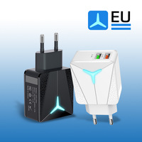 Vente en gros Portable 2USB 5V2A 12W Chargeur de voyage Adaptateur PD électrique avec OVP pour téléphones mobiles et appareils photo Prise US/EU/UK