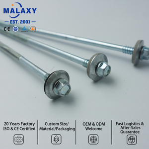 MALAXY - Vis autoperceuse longue avec rondelle EPDM, acier au carbone zingué, revêtement Ruspert pour panneau sandwich - Product Image 3