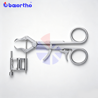 Pince vétérinaire de précision 144 mm, ouverture 30 mm, instrument de guidage pour perceuse orthopédique pour la chirurgie des fractures chez les petits animaux
