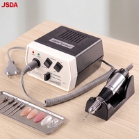 JD400 Ponceuse à ongles électrique en plastique 35W 30000 tr/min avec moteur à balais, mini, prise US/UK/EU, portable, professionnelle, populaire