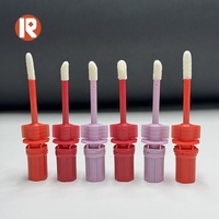 Capuchon applicateur en plastique pour cosmétiques, brosse anti-déversement pour emballage de rouge à lèvres