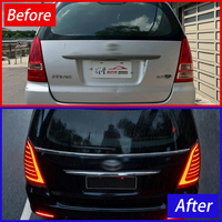 KGKB LED-Rückleuchten-Set für Toyota Innova TGN40 2009-2015 Upgrade DRL Blinker Dynamischer Start Plug & Play