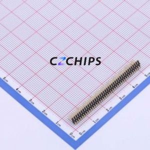 X1321WVS-2x40J-C40D53 Pin Header SMD,P=1.27mm Connector ( Pin Structure: 2x40P )( Pitch: 1.27mm )( Row Spacing: 1.27mm ) - Product Image 2