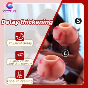 CITYFUN Anillo para Pene de Silicona con Nudo de Perro, Grueso, Retrasa la Eyaculación, Potenciador Sexual, Funda para Pene, Anillo para Pene con Nudo de Perro Realista para Hombres - Product Image 5