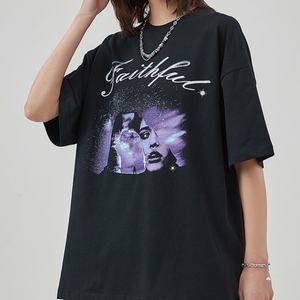 T-shirt décontracté unisexe, imprimé en sérigraphie avec graphiques DGT, col rond, tissu tricoté, grande taille, respirant, écologique, surdimensionné - Product Image 6