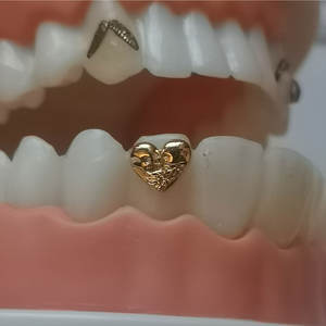 8K denti d'oro gioielli amanti decorazioni serpente gattino forma di tigre gemma multiuso denti sbiancamento dei denti accessori dente - Product Image 6